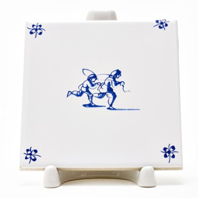 Изразец Голландский. Детские игры. Скакалка