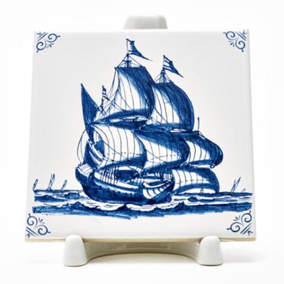 Изразец Голландский. Галеон