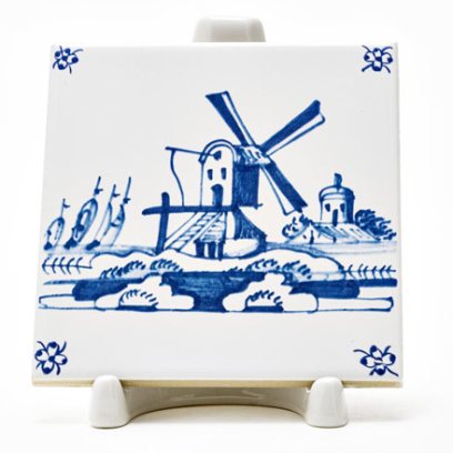 Изразец Голландский. Мельница 10