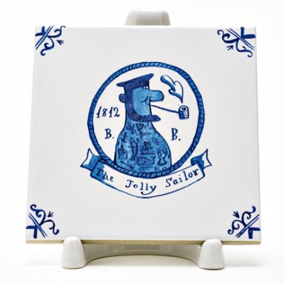 Изразец Голландский. Капитан