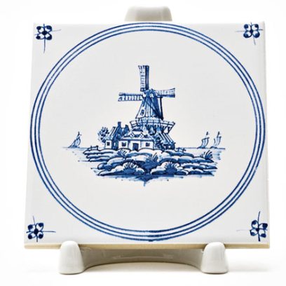 Изразец Голландский. Мельница 21