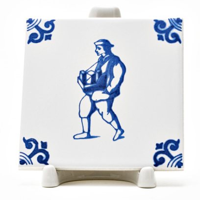 Изразец Голландский. Уличный торговец