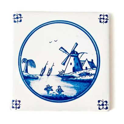 Изразец Голландский. Мельница 33