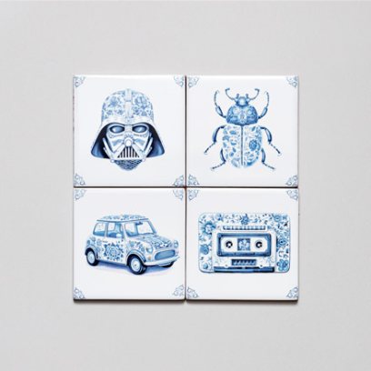 Набор изразцов Голландский. Ретро1