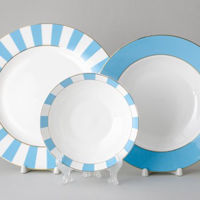 Набор столовый Алиса лазурный 6/18 Прима