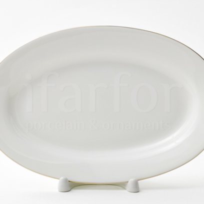 Блюдо овальное Золотая лента STOPPARD Стандарт