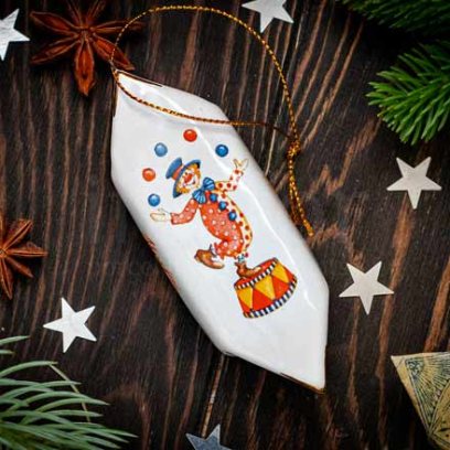 Елочная игрушка «Конфета 7»