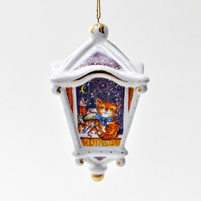 Елочная игрушка «Фонарик классический»