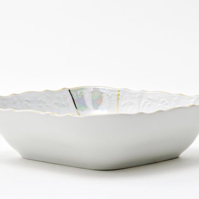 Салатник квадратный «Мадонна Перламутр»