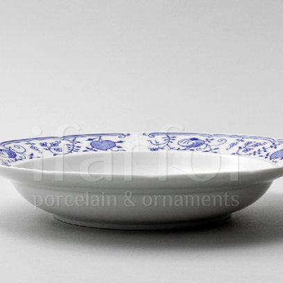 Блюдо глубокое Луковичный узор. Синий лук Натали