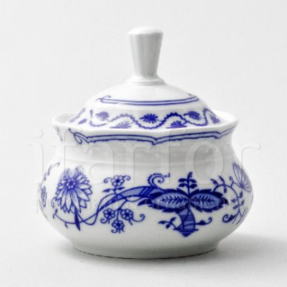 Сахарница Луковичный узор. Синий лук Натали