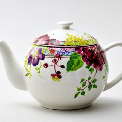 Чайник заварочный «MILLEFLEURS» Форма: GIEN Шампань. Фаянс. 450 мл.