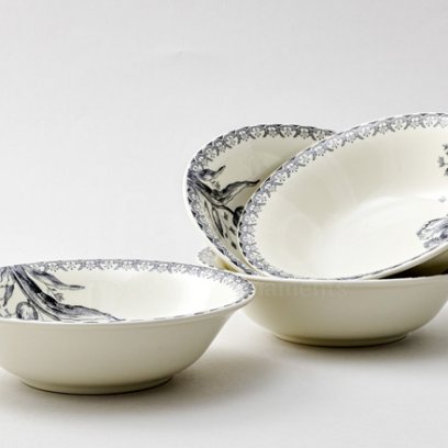 Набор салатников столовый TULIPES NOIRES GIEN Шампань