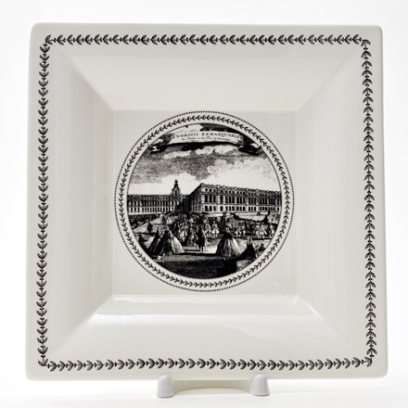Лоток для конфет «ENDROITS REMARQUABLES» Форма: GIEN Шампань. Фаянс. 220 x 220 мм.