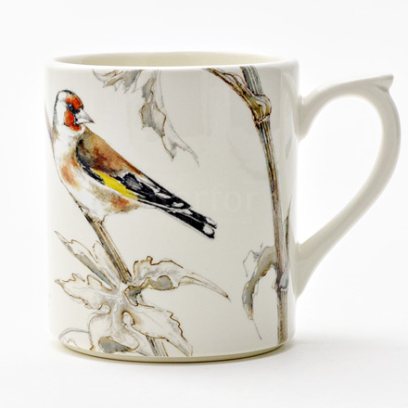 Кружка «GOLDFINCH OISEAUX FORET» Форма: GIEN Рошель. Фаянс. 255 мл.