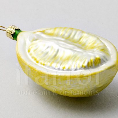 Елочная игрушка «Ягоды и фрукты. Половинка лимона»