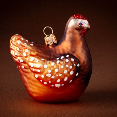 Елочная игрушка «Курочка»