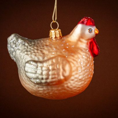 Елочная игрушка «Курочка»