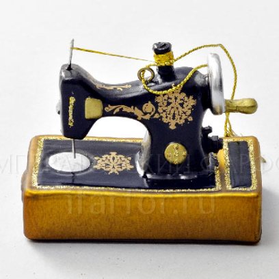 Елочная игрушка «Ретро Техника. Швейная машина»