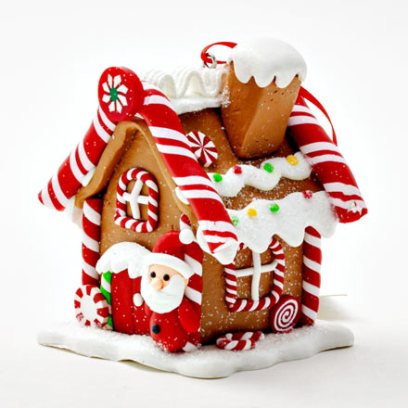 Елочная игрушка «Рождественский пряничный домик 1»