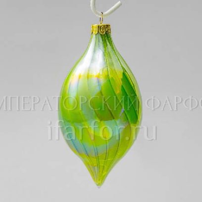 Елочная игрушка «Конус» Форма: Конус. Стекло. 80 x 150 мм.
