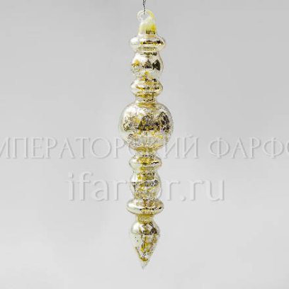 Елочная игрушка Веретено большое 1