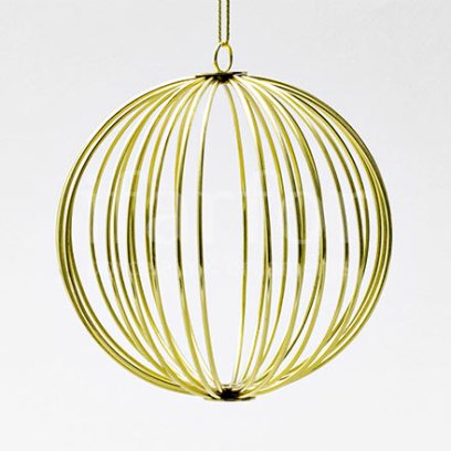 Елочная игрушка «Проволочный шар»