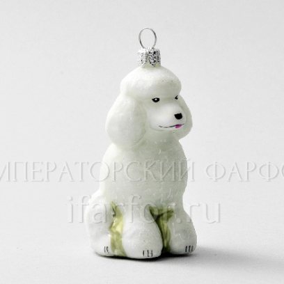 Елочная игрушка Пудель