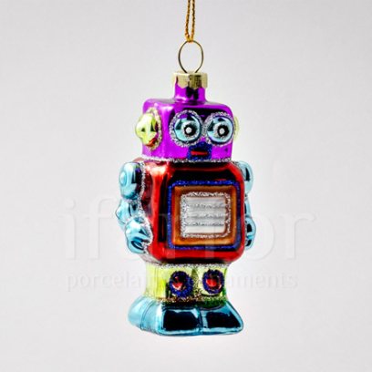 Елочная игрушка Маленький робот