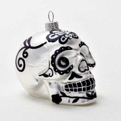 Елочная игрушка Череп 3
