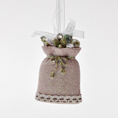 Елочная игрушка Мешочек