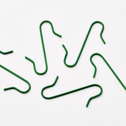 Крючки для елочных игрушек Зеленый Крючки 50штук