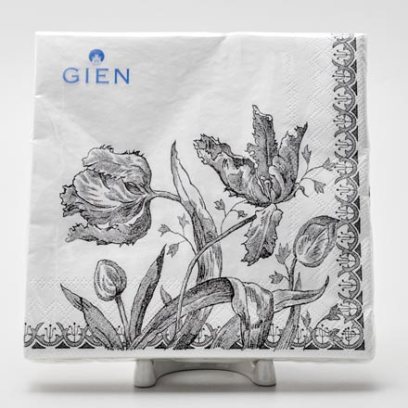Набор салфеток TULIPES NOIRES 20/20 GIEN Шампань