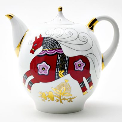 Чайник доливной Красный конь Новгородский
