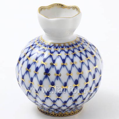 Ваза для цветов Кобальтовая сетка Тюльпан