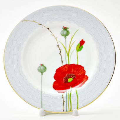 Тарелка плоская «Маки»
