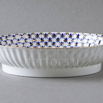 Сухарница Кобальтовая сетка Волна