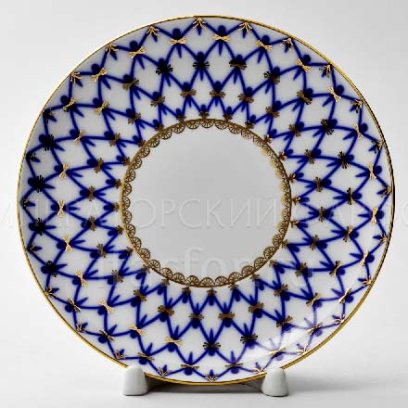 Блюдце Кобальтовая сетка Ленинградский