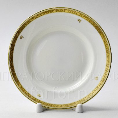 Тарелка мелкая «Северная столица» Костяной фарфор. 150 мм.