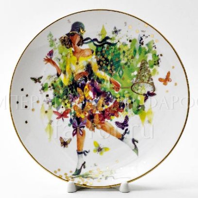 Тарелка декоративная «Летящая красота. Лето»
