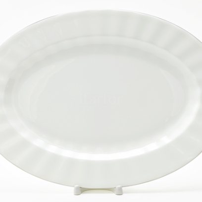 Блюдо овальное «Платиновая лента»