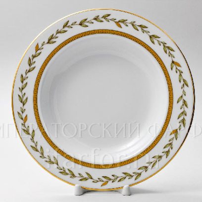 Тарелка глубокая «Нефритовый фон»