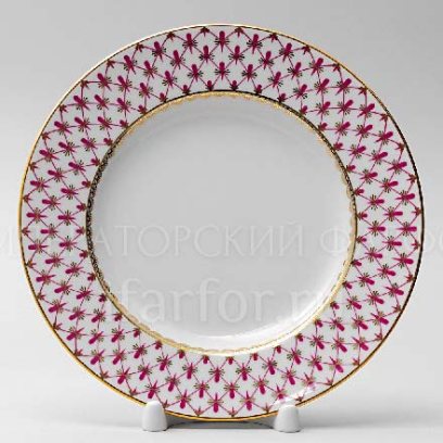 Тарелка мелкая «Сетка-блюз 2»