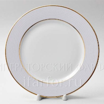 Тарелка мелкая «Морозная сказка» Твердый фарфор. 215 мм.