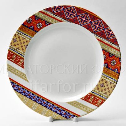 Тарелка мелкая Русский стиль