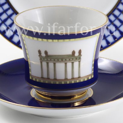 Чашка с блюдцем чайная «Классика Петербурга 1» 1/2