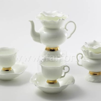 Сервиз чайный «Золотая лента» 6/14