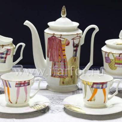 Сервиз кофейный Shopping 6/15 Юлия