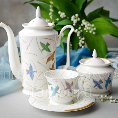 Сервиз кофейный «Весенние заботы» 6/14