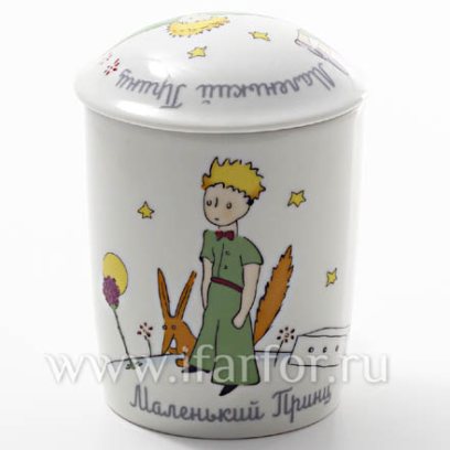 Чашка с блюдцем в подарочной коробке «Маленький принц» 1/2 Форма: Снежное утро. Твердый фарфор